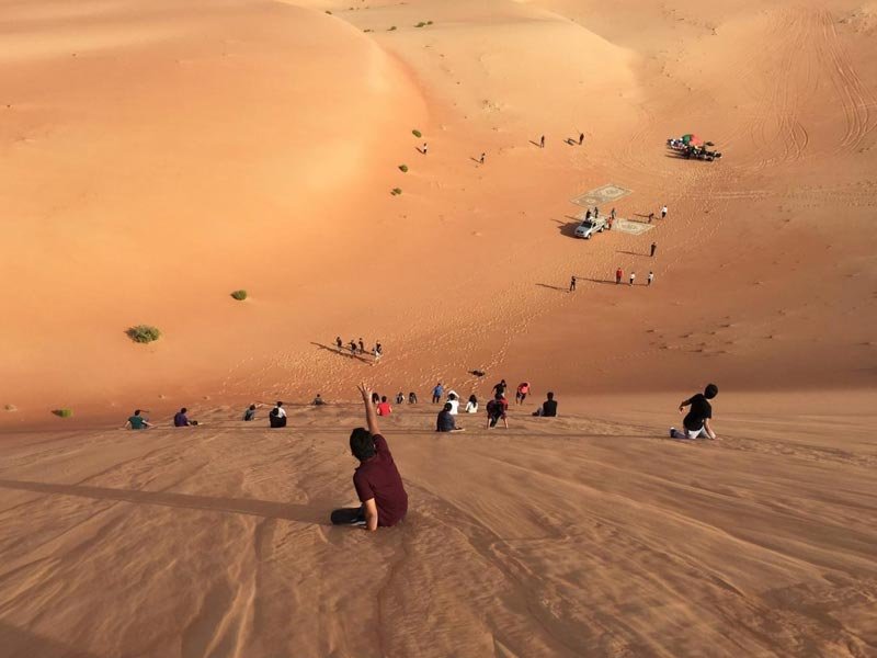 evening desert safari dubai