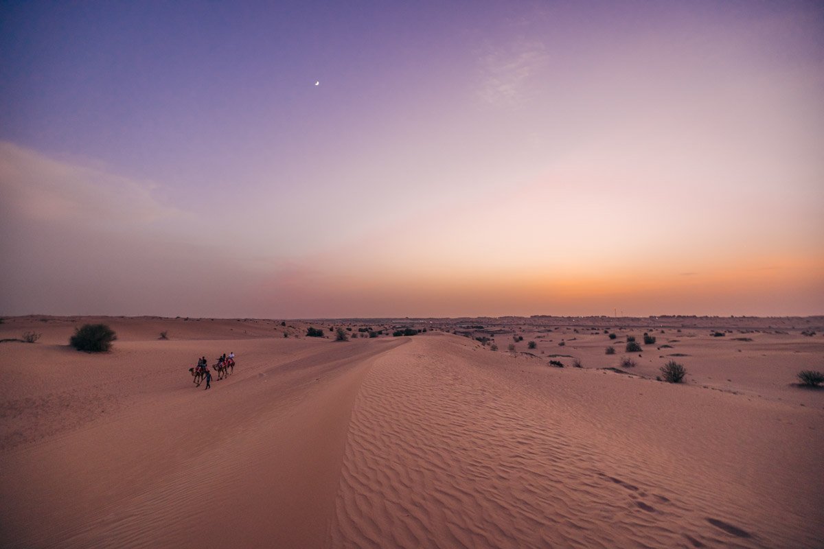 evening desert safari dubai