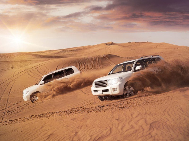 evening desert safari dubai
