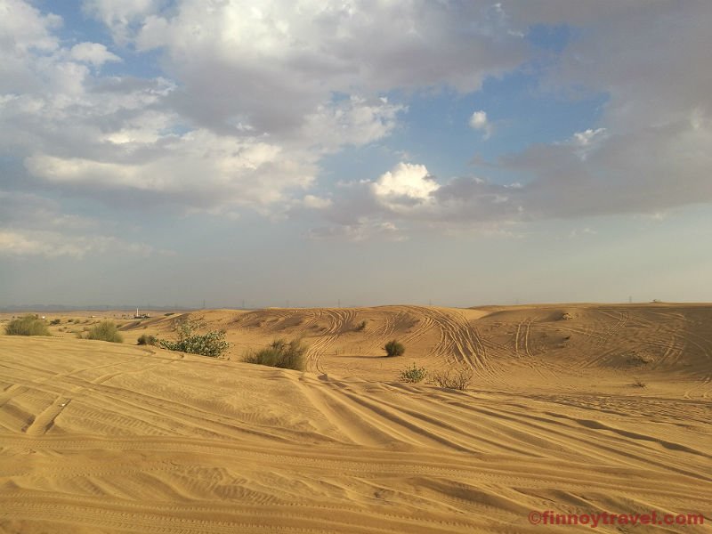 evening desert safari dubai